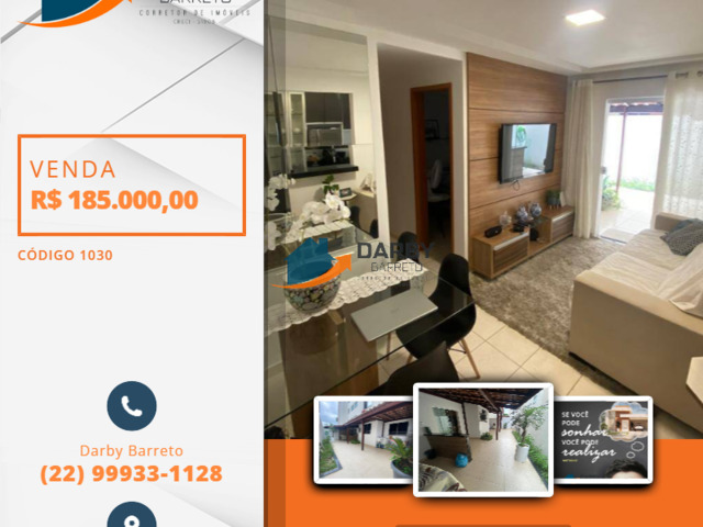 #1030 - Apartamento para Venda em Campos dos Goytacazes - RJ