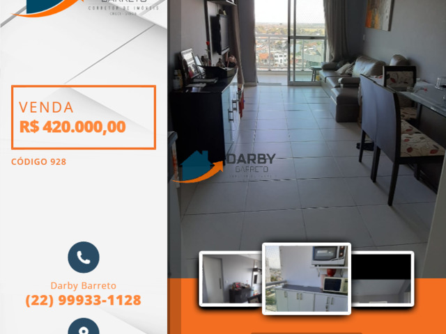 #928 - Apartamento para Venda em Campos dos Goytacazes - RJ - 1