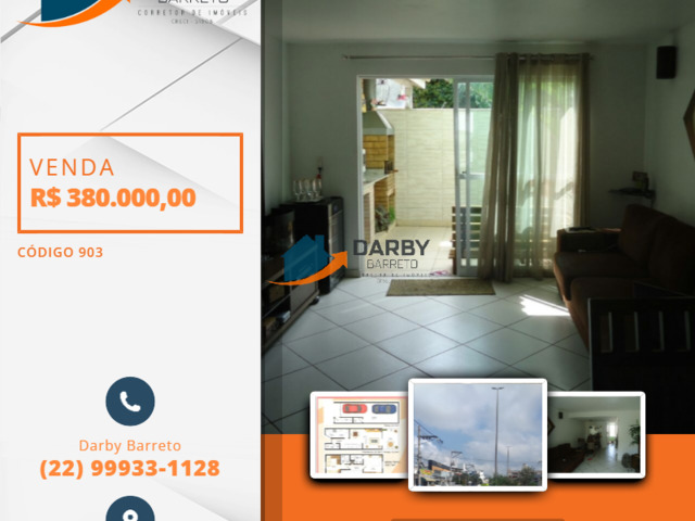#903 - Casa em condomínio para Venda em Campos dos Goytacazes - RJ - 1