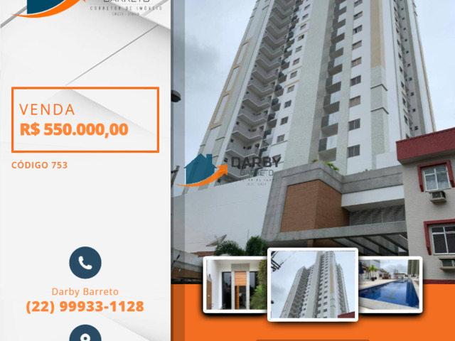 #753 - Apartamento para Venda em Campos dos Goytacazes - RJ