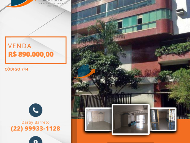 #744 - Apartamento para Venda em Campos dos Goytacazes - RJ