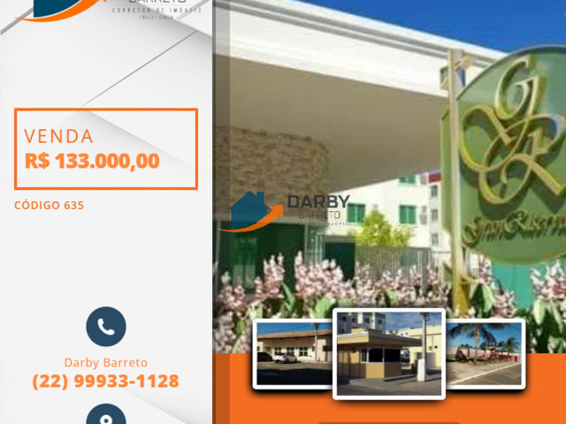 #635 - Apartamento para Venda em Campos dos Goytacazes - RJ