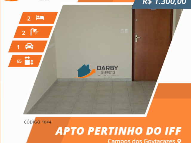 #1044 - Apartamento para Locação em Campos dos Goytacazes - RJ