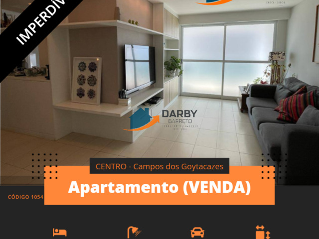 #1054 - Apartamento para Venda em Campos dos Goytacazes - RJ - 1