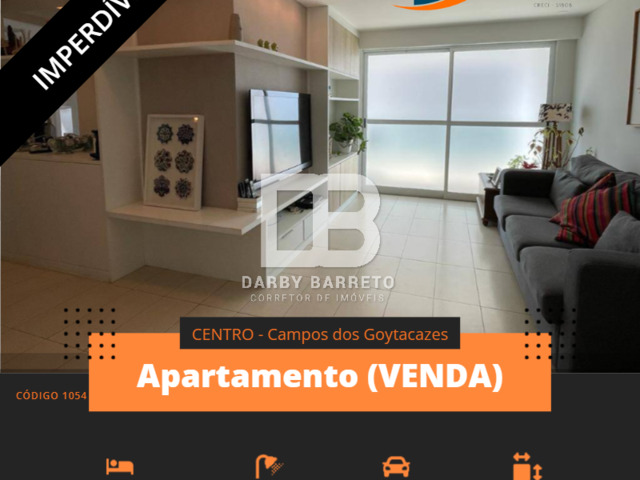 #1054 - Apartamento para Venda em Campos dos Goytacazes - RJ