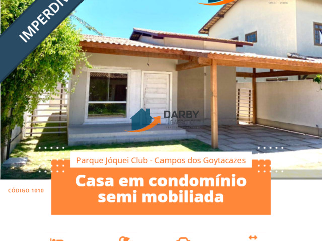 #1010 - Casa em condomínio para Venda em Campos dos Goytacazes - RJ