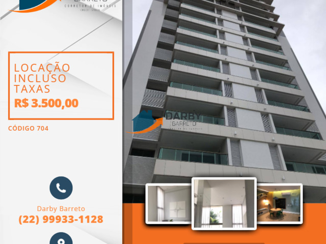 #704 - Apartamento para Locação em Campos dos Goytacazes - RJ - 1