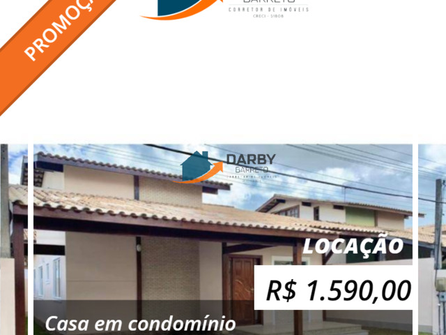 #1117 - Casa em condomínio para Locação em Campos dos Goytacazes - RJ - 1