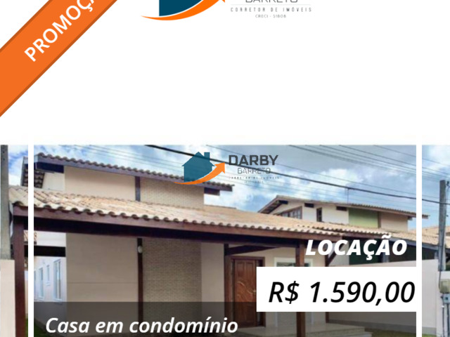 #1117 - Casa em condomínio para Locação em Campos dos Goytacazes - RJ