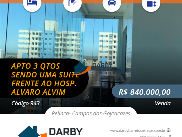 #943 - Apartamento para Venda em Campos dos Goytacazes - RJ