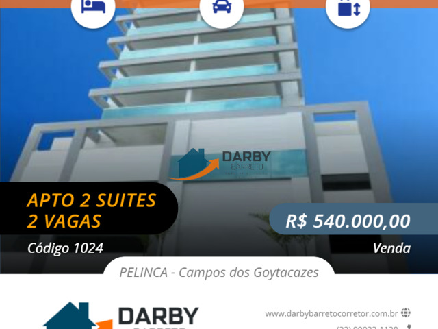 #1024 - Apartamento para Venda em Campos dos Goytacazes - RJ