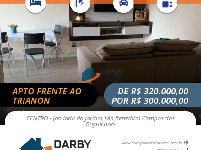 #1125 - Apartamento para Venda em Campos dos Goytacazes - RJ