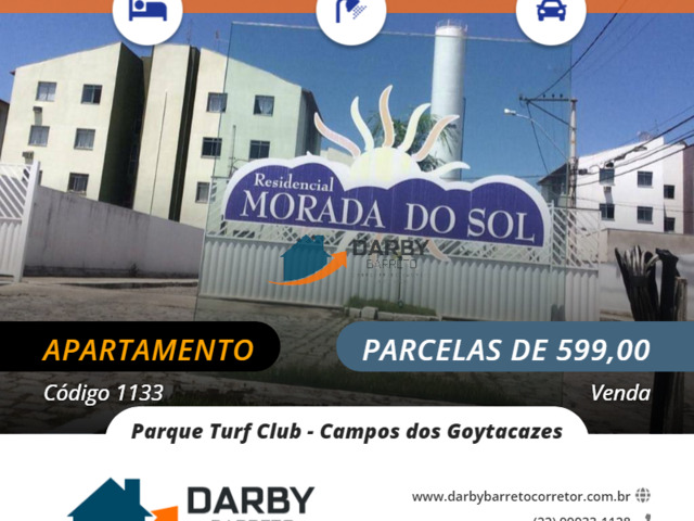 #1133 - Apartamento para Venda em Campos dos Goytacazes - RJ