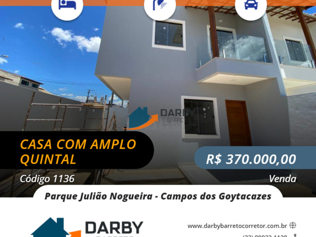 #1136 - Casa para Venda em Campos dos Goytacazes - RJ - 3