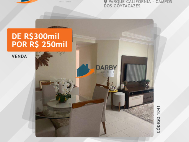 #1041 - Apartamento para Venda em Campos dos Goytacazes - RJ