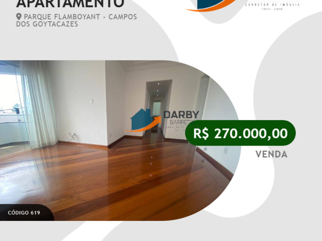 #619 - Apartamento para Venda em Campos dos Goytacazes - RJ - 1