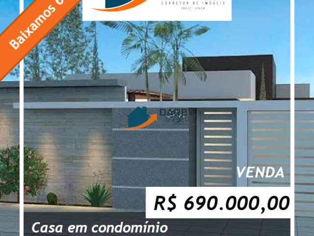 #1162 - Casa em condomínio para Venda em Campos dos Goytacazes - RJ