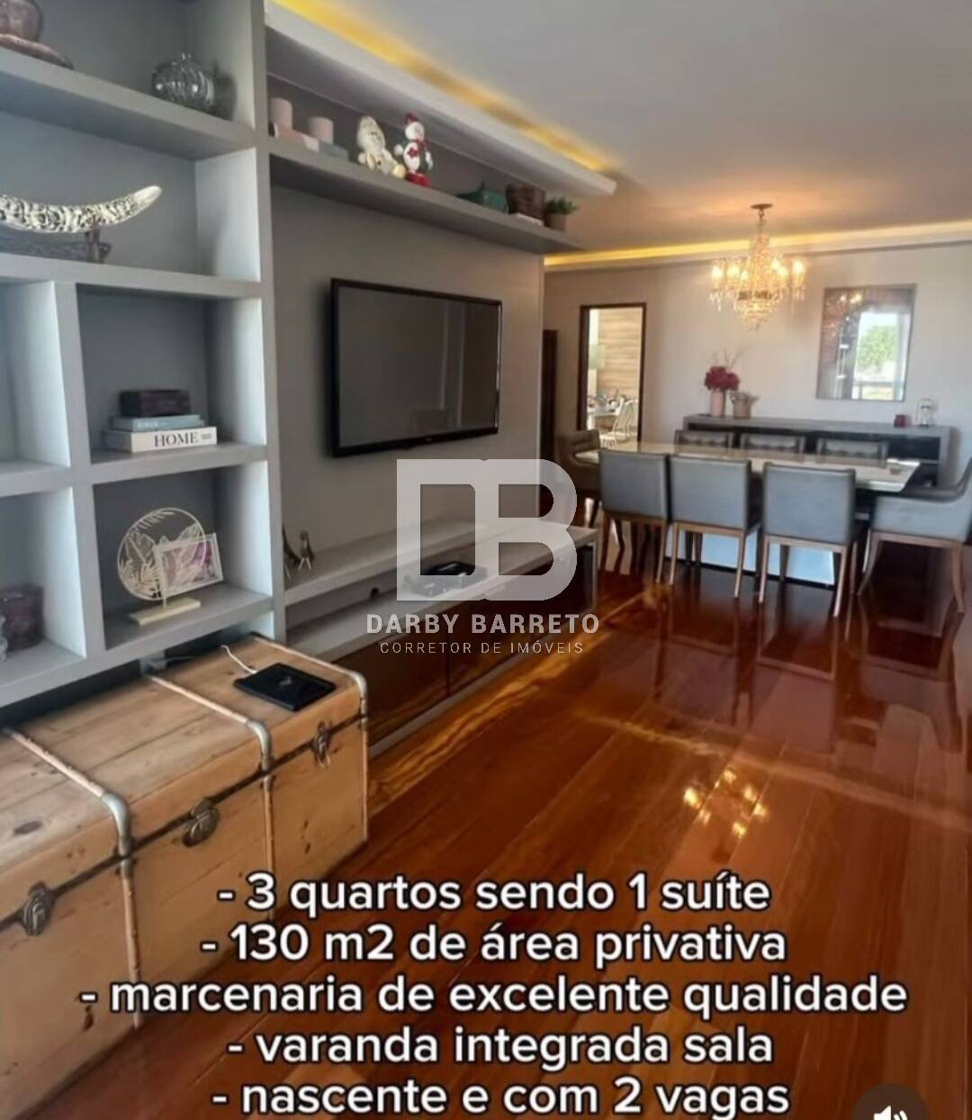 Apartamento à venda com 3 quartos, 130m² - Foto 1