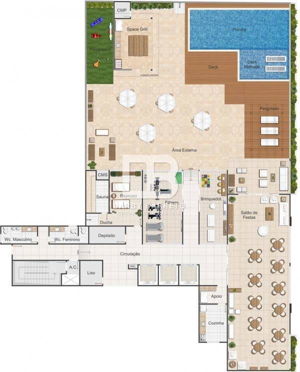 Apartamento à venda com 1 quarto, 45m² - Foto 12